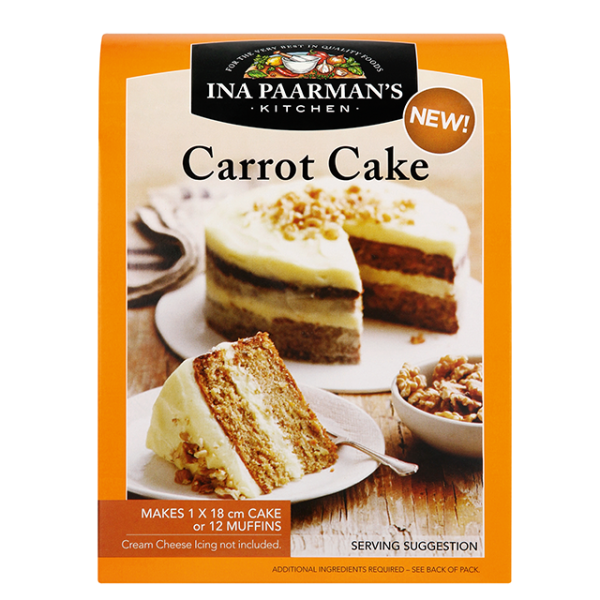 Ina Paarman Bake Mixes Carrot Cake