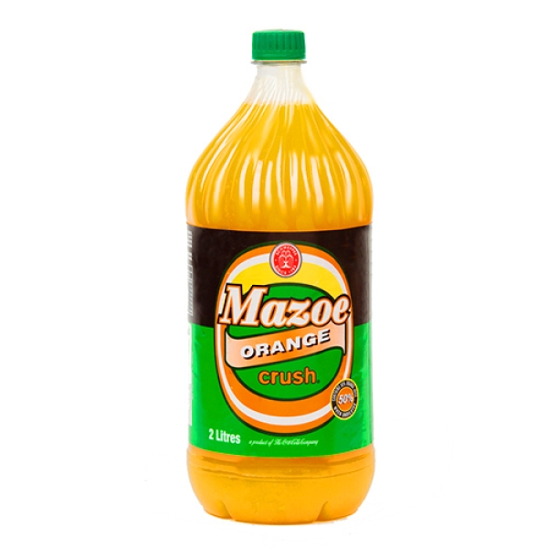 Mazoe Orange Crush 2L (Zim) - BB date
